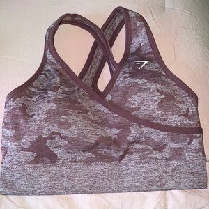 GYMSHARK ADAPT CAMO SEAMLESS SPORTS BRA